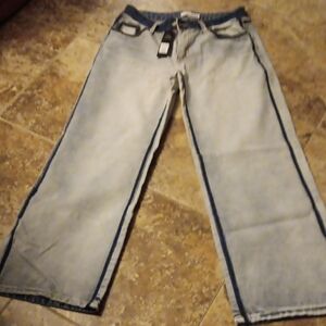 Denim Two Tone Jeans- Size 9- NWT